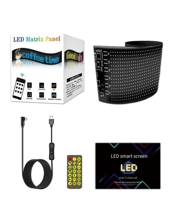 Matrix Panel IP65 with APP Control Programmable LED 120*595mm in Multi image 3