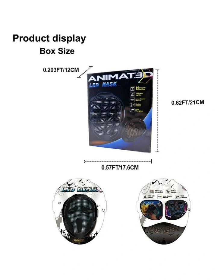 Rechargeable LED Face Mask in Multi image 3