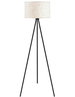 Reynaldo Tripod Floor Lamp in Black