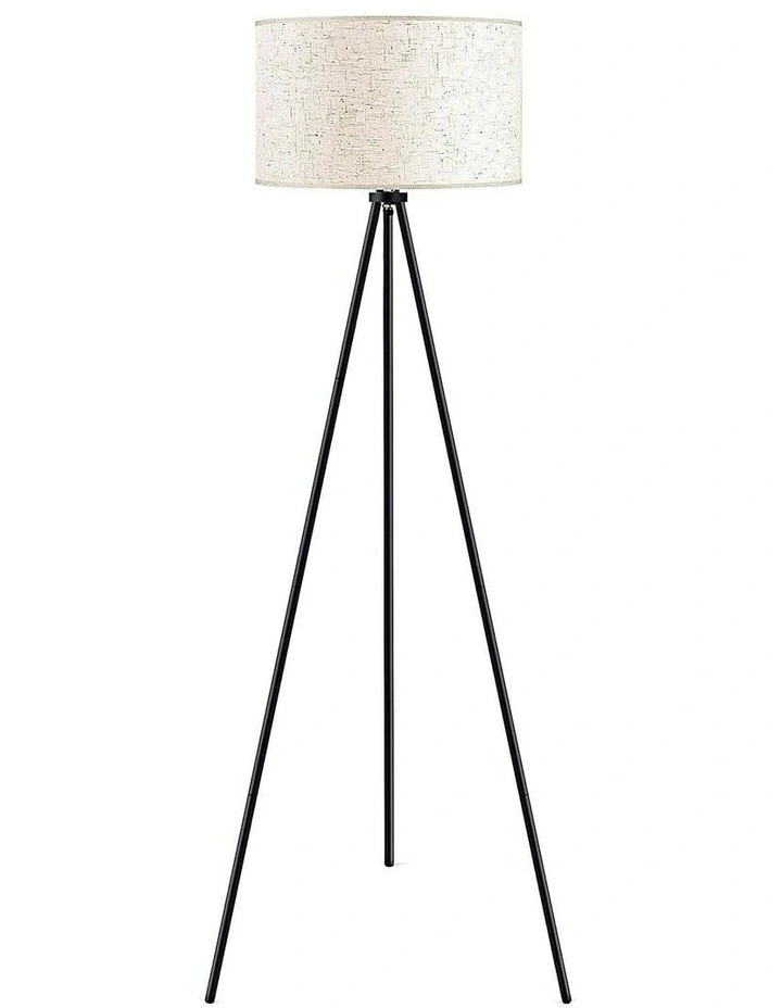 Reynaldo Tripod Floor Lamp in Black image 1