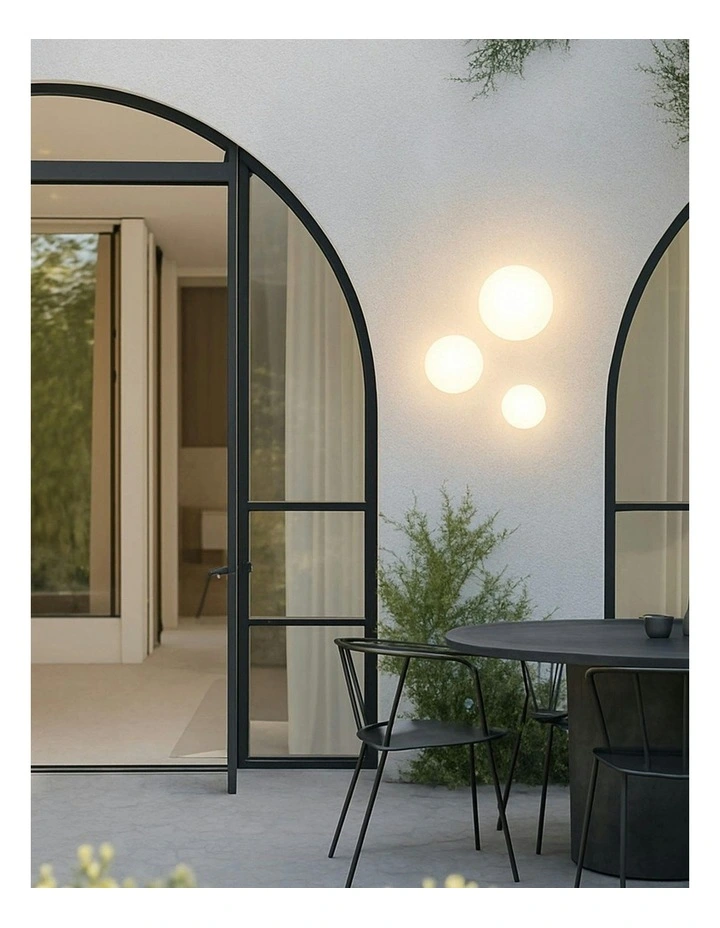Orlan LED Colouring Disc Wall Sconce 250mm in White image 5