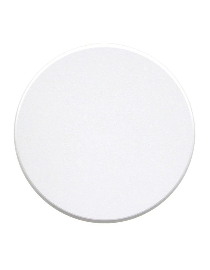 Orlan LED Colouring Disc Wall Sconce 180mm in White image 1