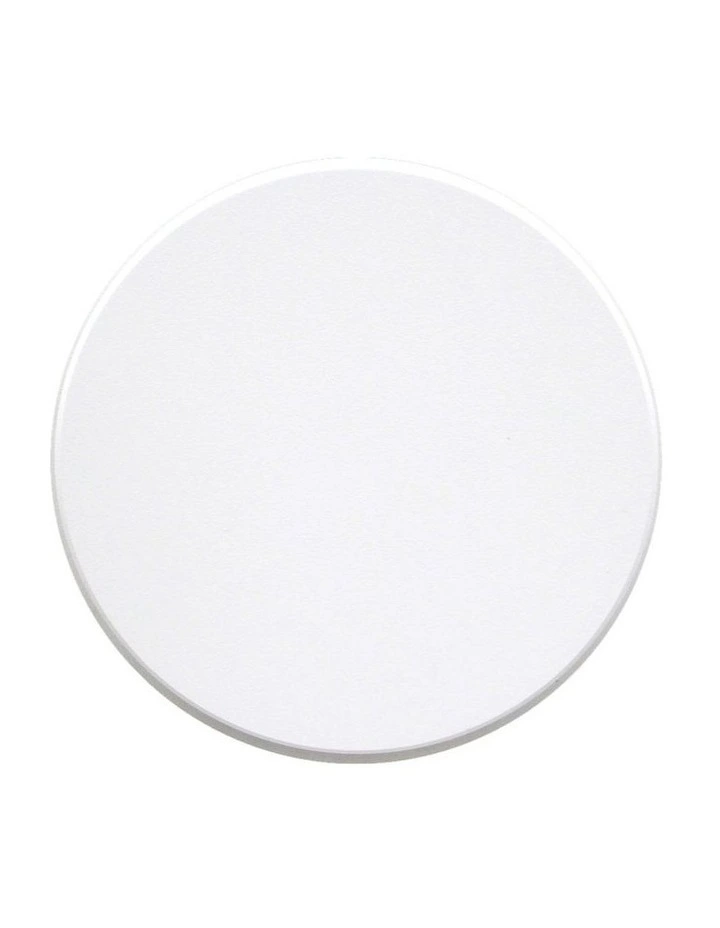 Orlan LED Colouring Disc Wall Sconce 120mm in White image 1