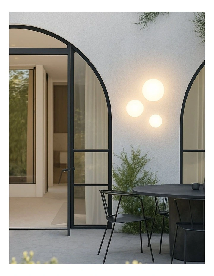 Orlan LED Colouring Disc Wall Sconce 120mm in White image 5