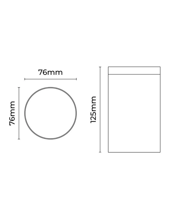 Myren Outdoor Ceiling Light in White image 3