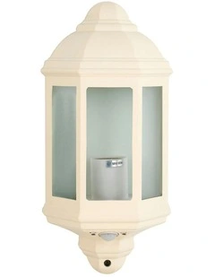 Avara Outdoor Wall Sconce With Sensor in Beige
