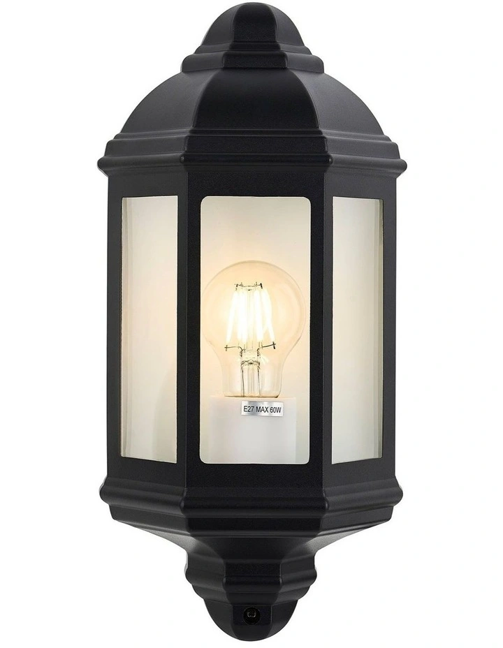 Avara Outdoor Wall Sconce in Black image 1