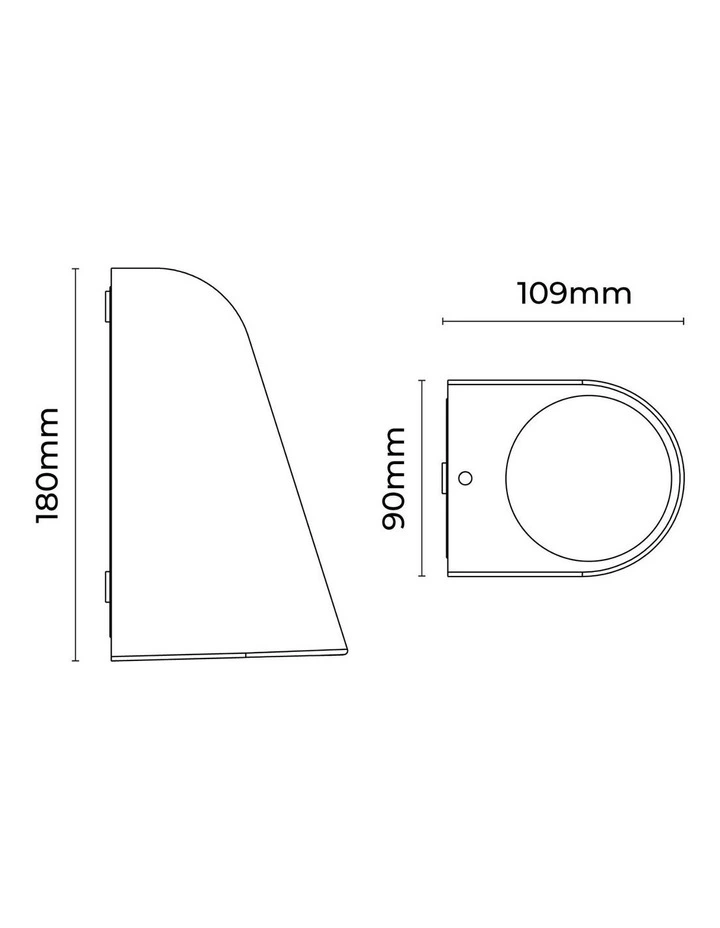 Kelro Cone Outdoor Wall Light in Rusty image 4