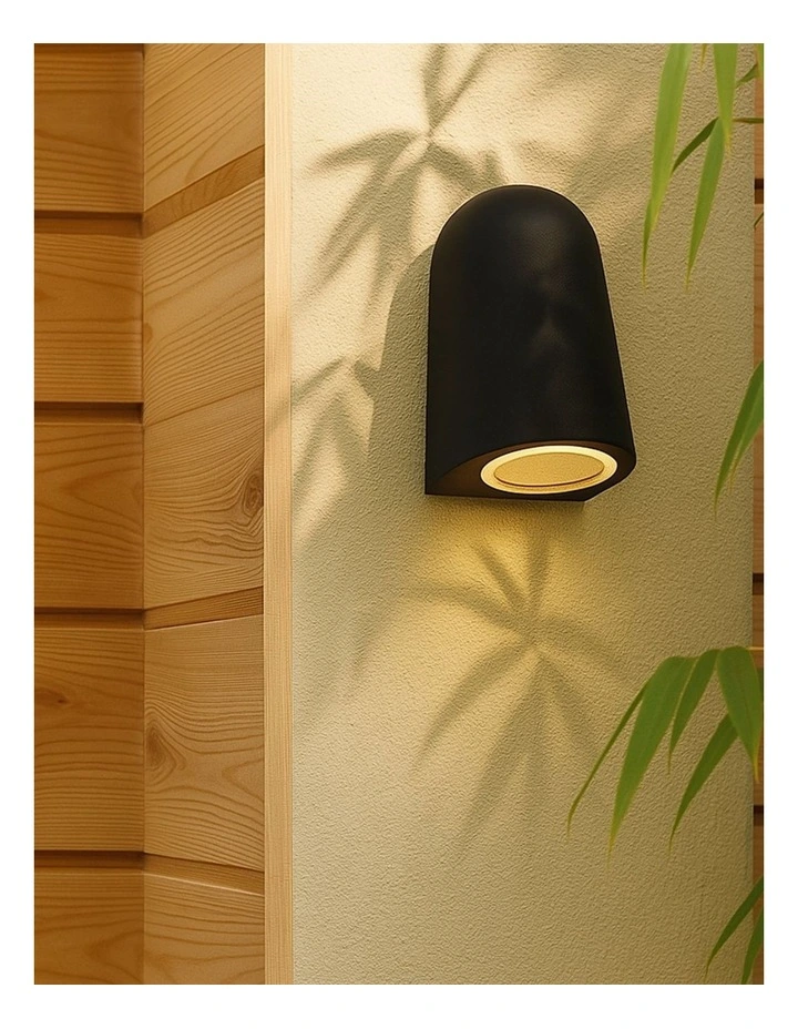 Kelro Cone Outdoor Wall Light in Black image 2