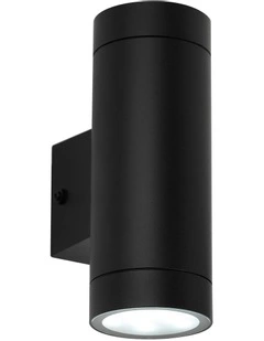 Truvo CCT LED Up/Down Outdoor Wall Light in Black