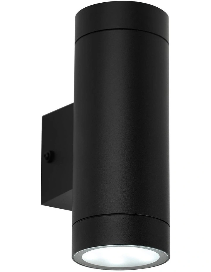 Truvo CCT LED Up/Down Outdoor Wall Light in Black image 1