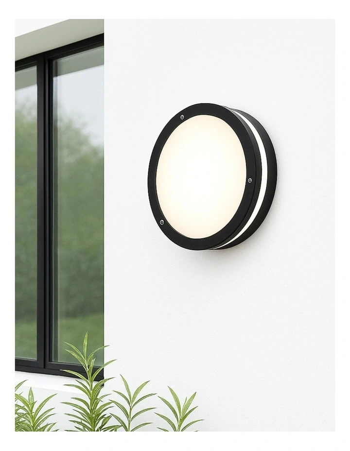 Omira CCT LED Outdoor Bunker in Black image 2