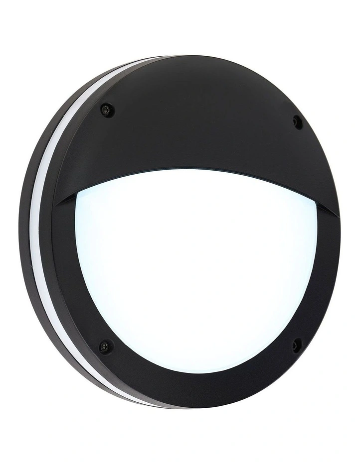 Omira CCT LED Outdoor Bunker With Eyelid in Black image 1