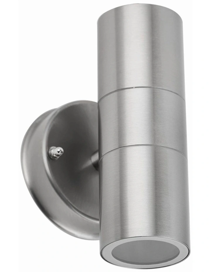 Zyven 2 Outdoor Wall Light in Polished Silver image 3