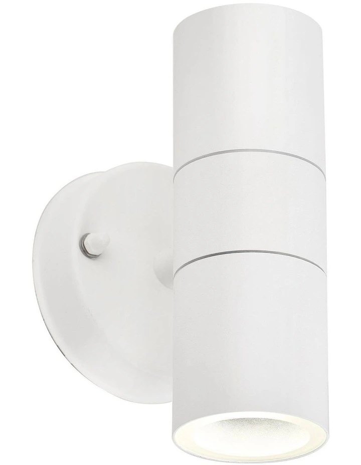 Zyven 2 Outdoor Wall Light in White image 1