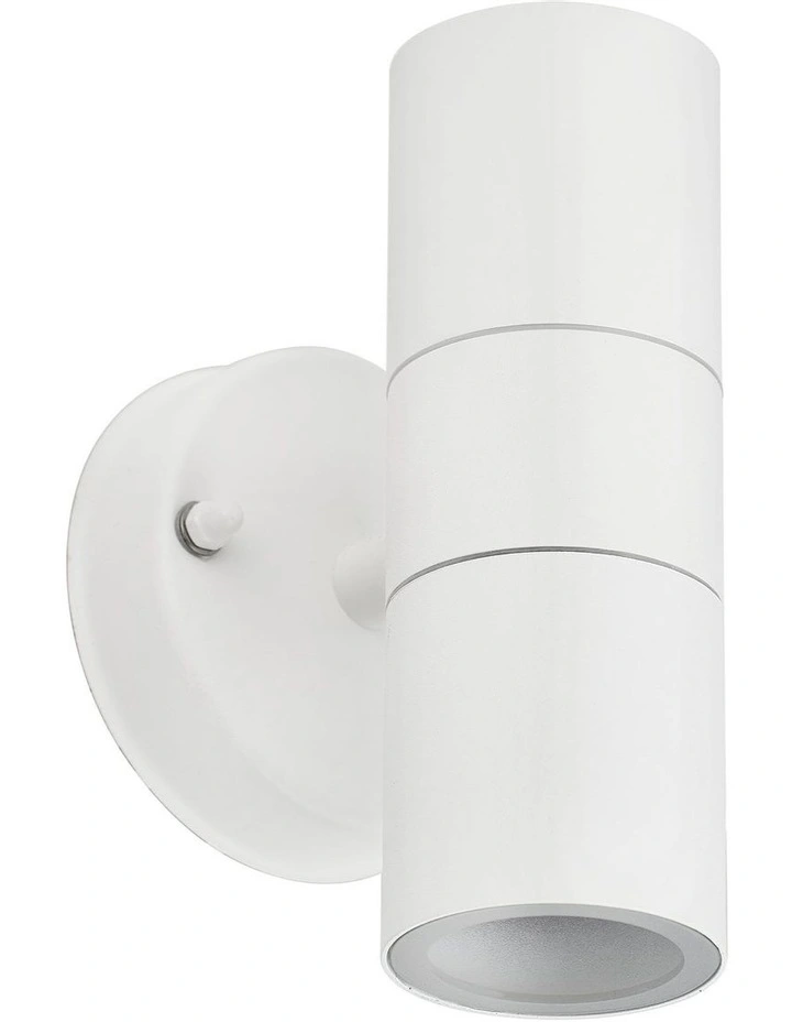 Zyven 2 Outdoor Wall Light in White image 3