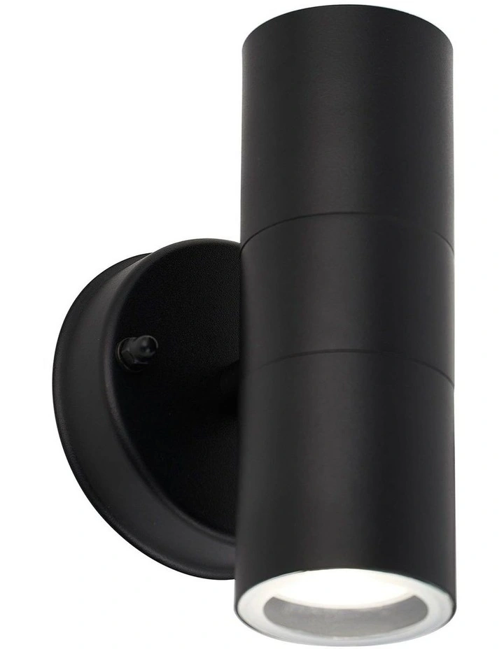 Zyven 2Lights Outdoor Wall Light in Black image 1