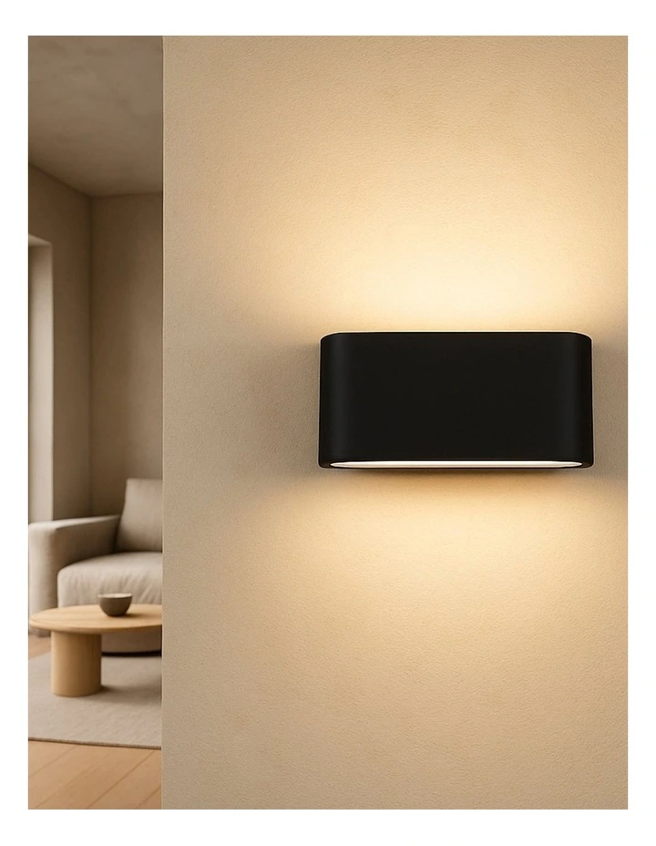 Elaro CCT LED Outdoor Wall Light in Black image 4