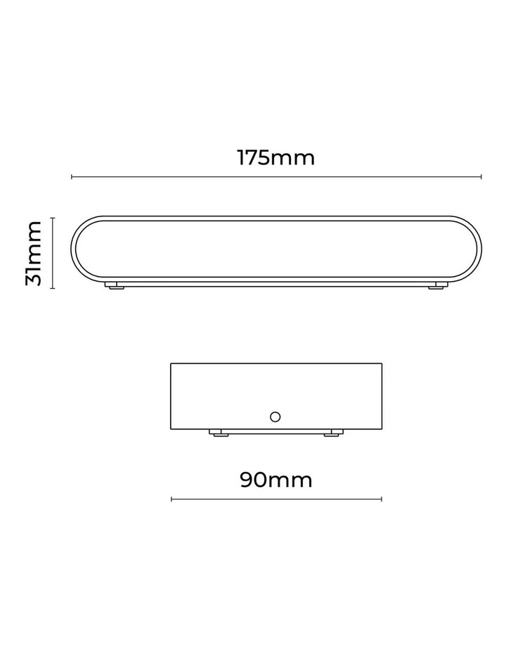 Elaro CCT LED Outdoor Wall Light in Black image 5