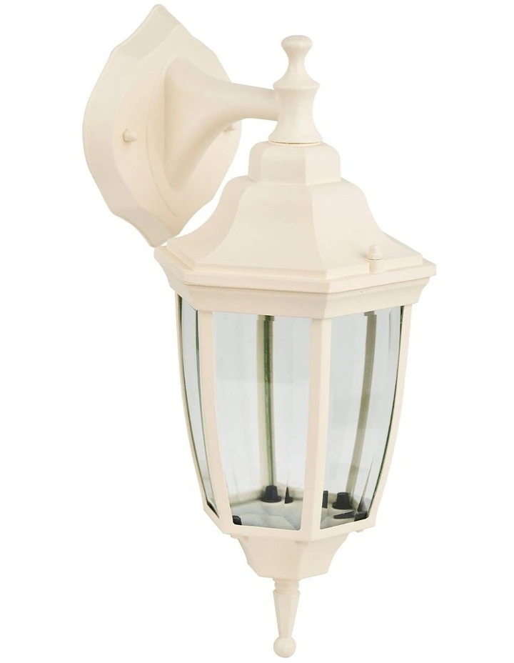 Lunor Down Outdoor Wall Light in Beige image 3