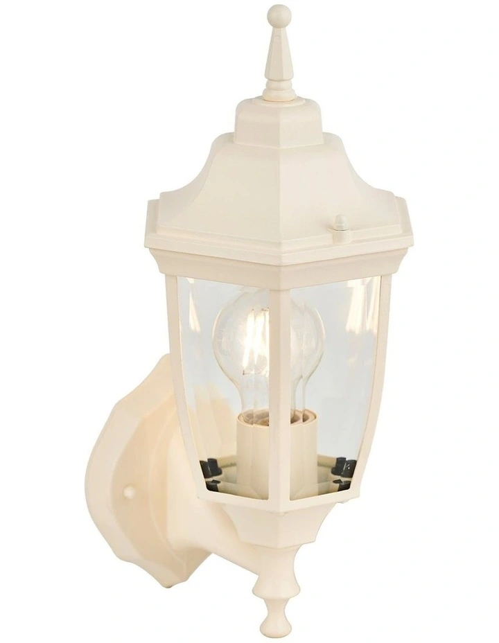 Sylva Up Outdoor Wall Light in Beige image 1