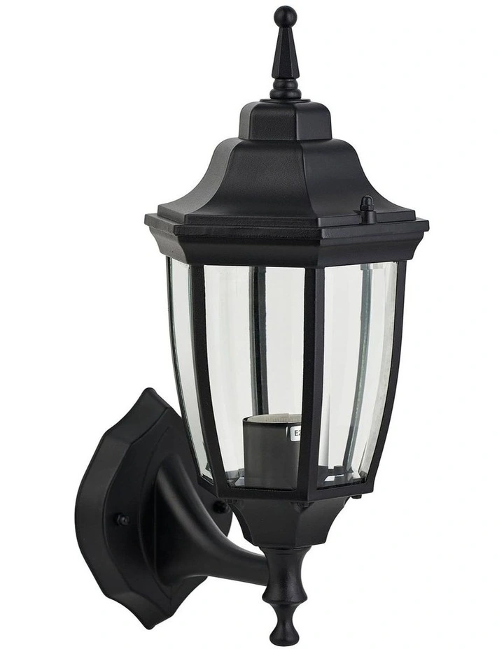 Sylva Up Outdoor Wall Light in Black image 3