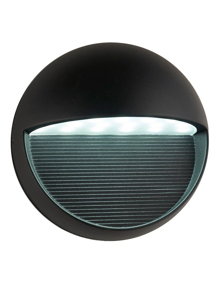 Brano LED CCT Step Light with Eyelid in Black image 1