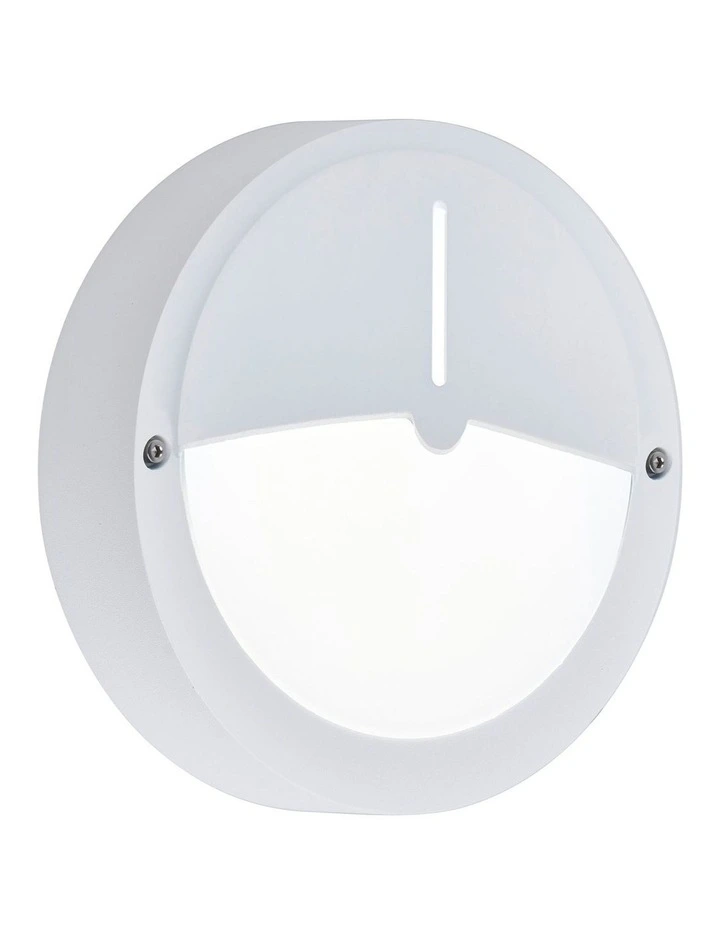 Talvia LED CCT Outdoor Bunker with Eyelid in White image 1