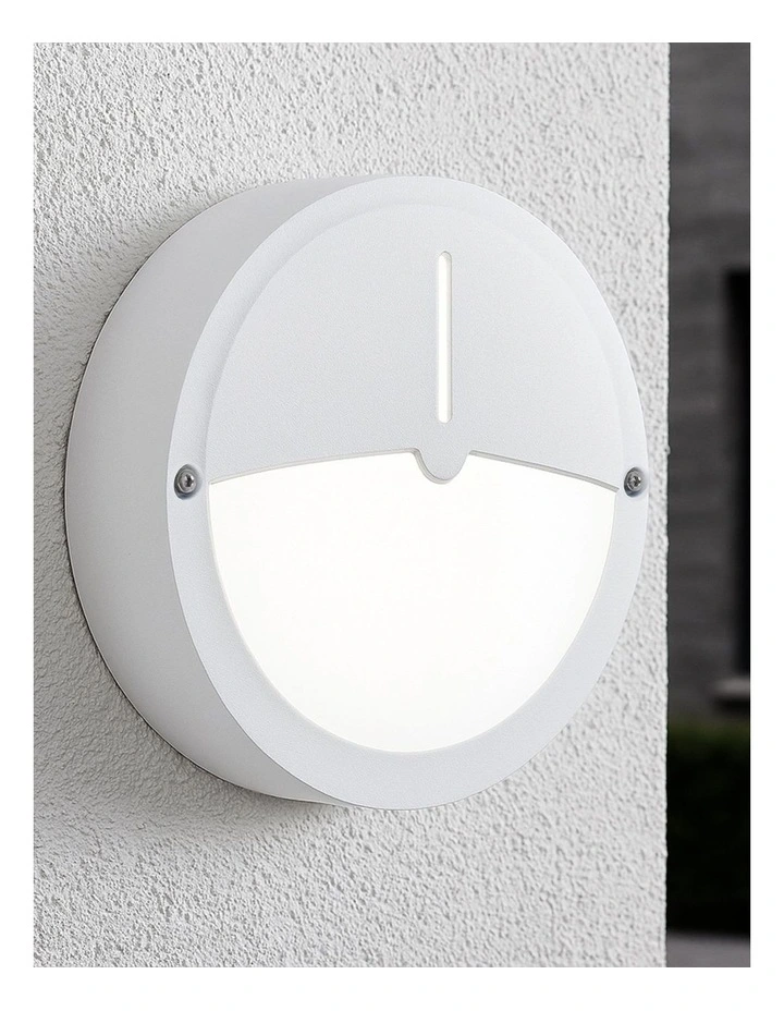 Talvia LED CCT Outdoor Bunker with Eyelid in White image 2