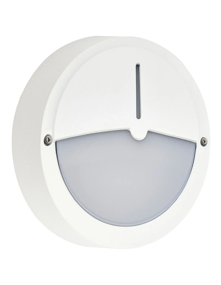 Talvia LED CCT Outdoor Bunker with Eyelid in White image 3
