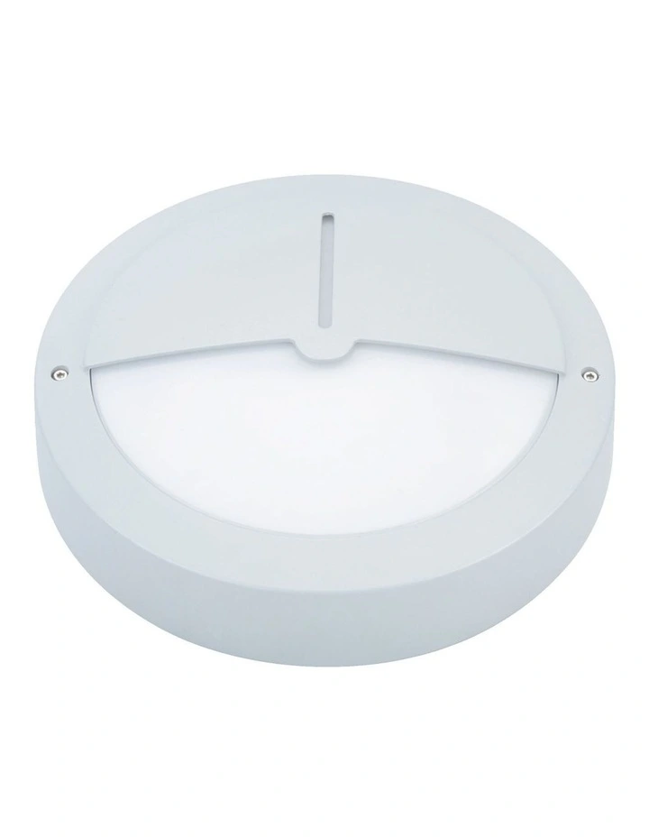 Talvia LED CCT Outdoor Bunker with Eyelid in White image 4