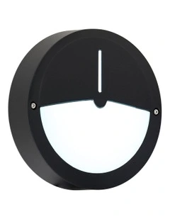 Talvia LED CCT Outdoor Bunker with Eyelid in Black