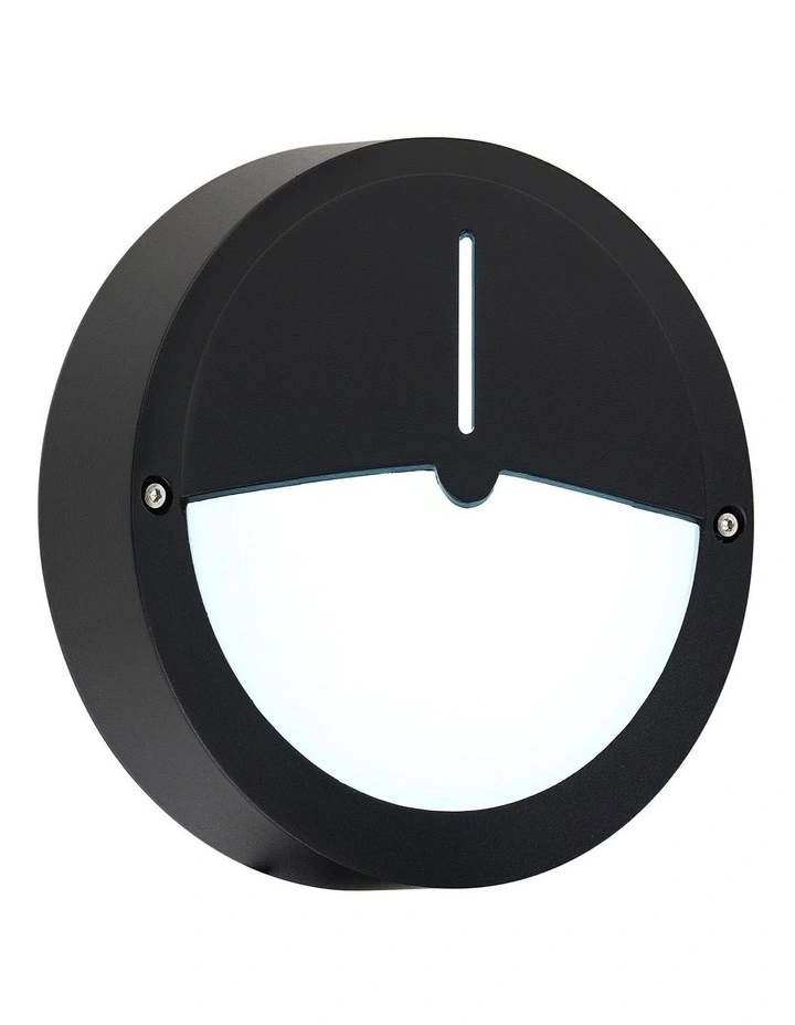 Talvia LED CCT Outdoor Bunker with Eyelid in Black image 1