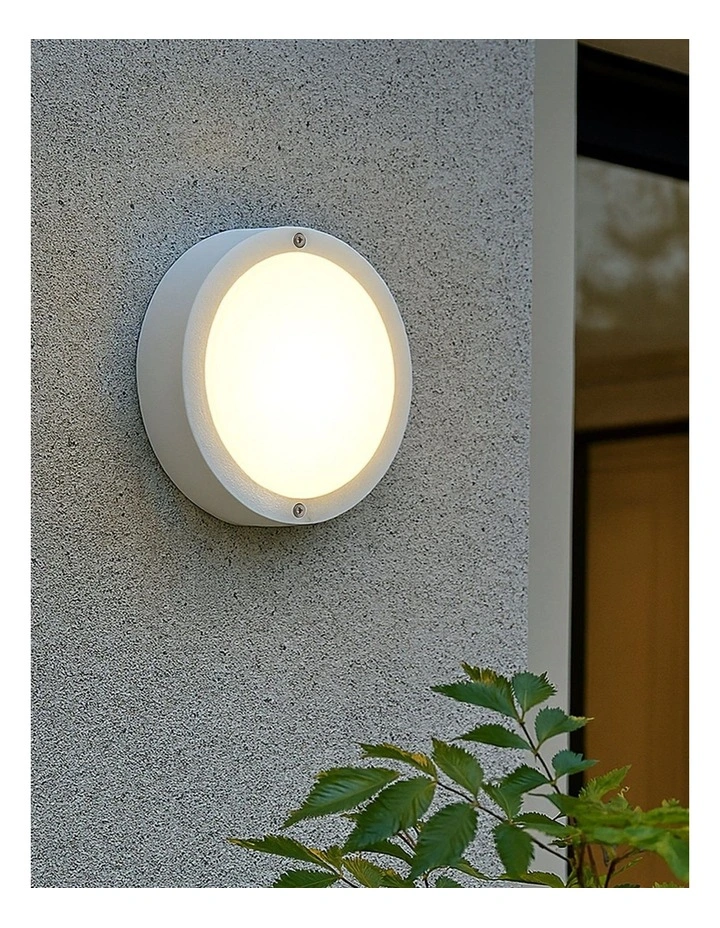 Talvia LED CCT Outdoor Bunker in White image 2
