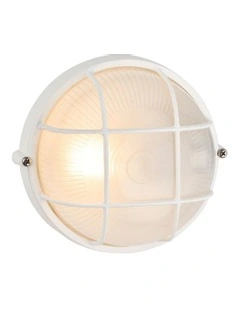 Duro Round Caged Outdoor Bunker in White
