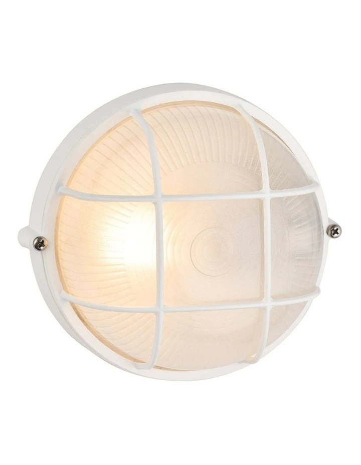 Duro Round Caged Outdoor Bunker in White image 1