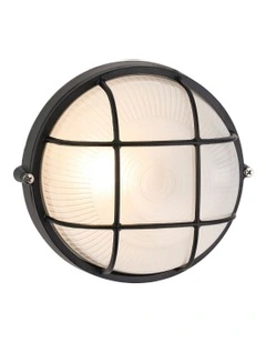 Duro Round Caged Outdoor Bunker in Black