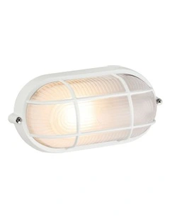 Rhelia Oval Caged Outdoor Bunker in White
