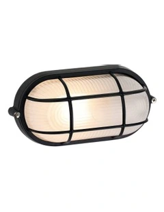 Rhelia Oval Caged Outdoor Bunker in Black