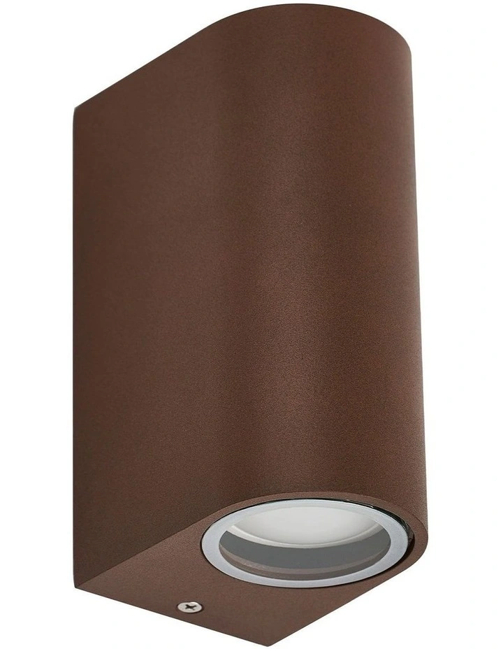Olaris 2lt Up/Down Outdoor Wall Light in Rusty image 3