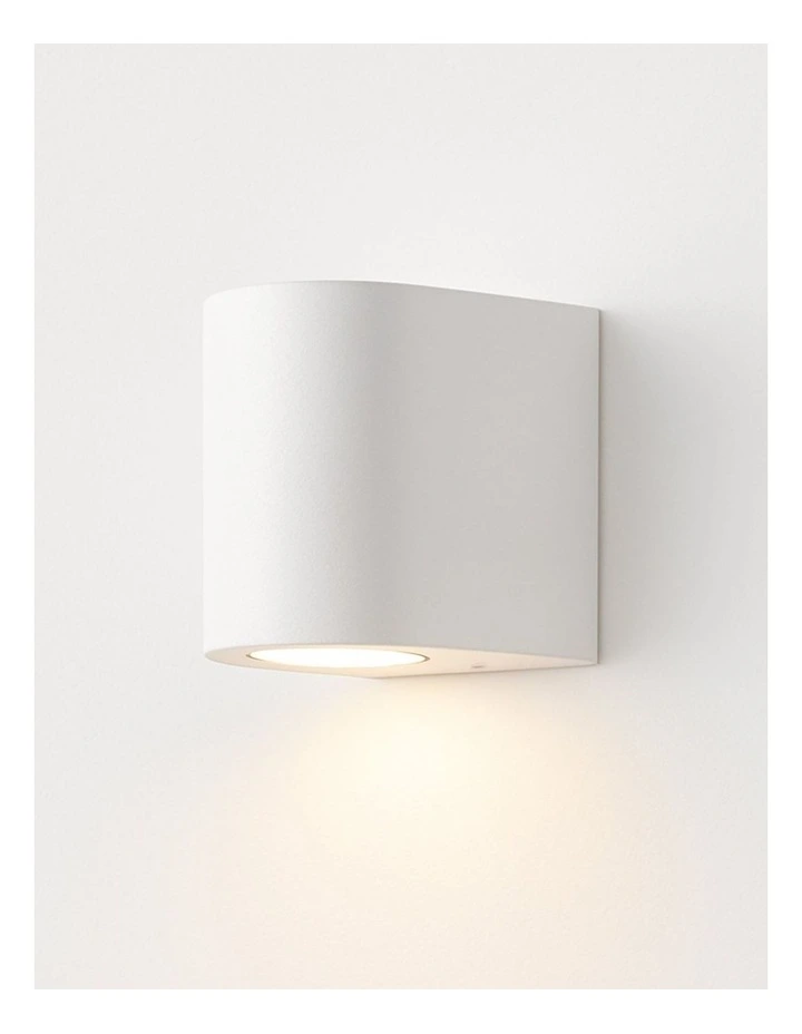 Olaris Outdoor Wall Light in White image 5