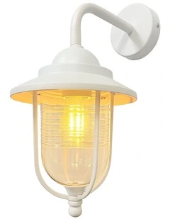 Elvo Outdoor Wall Light in White