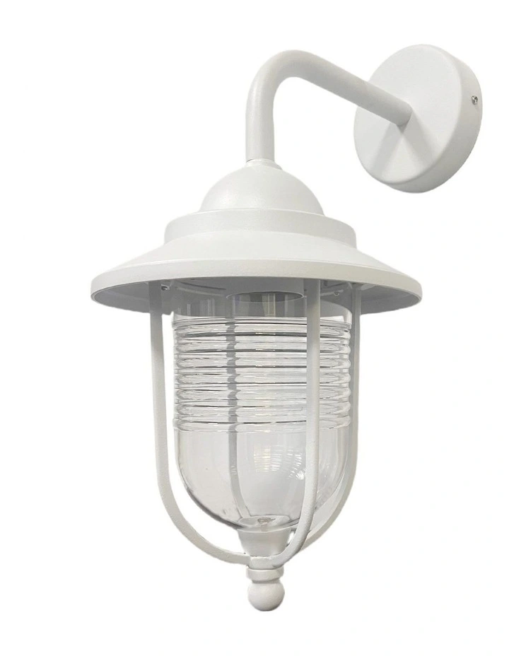 Elvo Outdoor Wall Light in White image 3