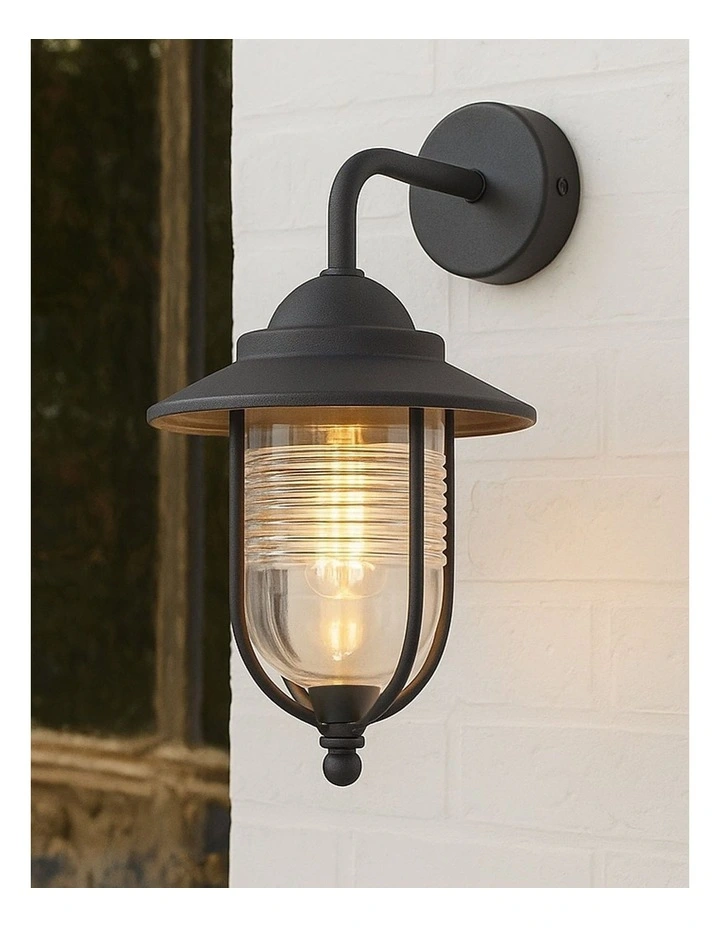 Elvo Outdoor Wall Light in Charcoal image 2