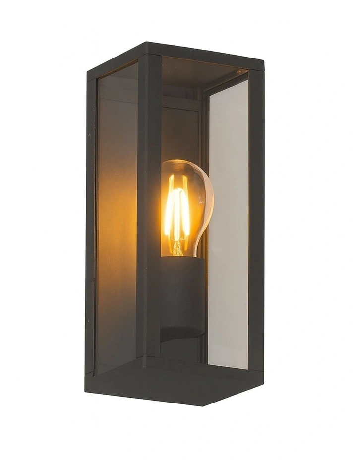 Zyra Outdoor Wall Light in Black image 1
