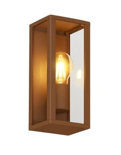 Zyra 1lt Outdoor Wall Light in Rusty