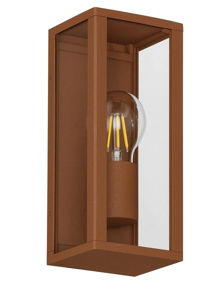 Zyra 1lt Outdoor Wall Light in Rusty image 3