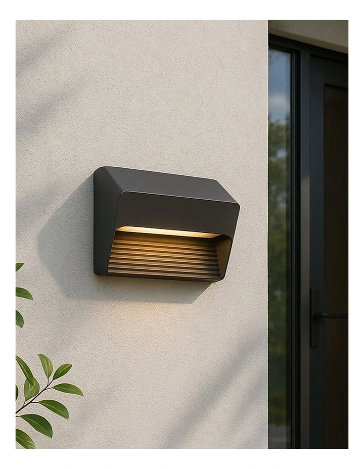 Nexa Led Outdoor Wall Light IP65 in Black image 2