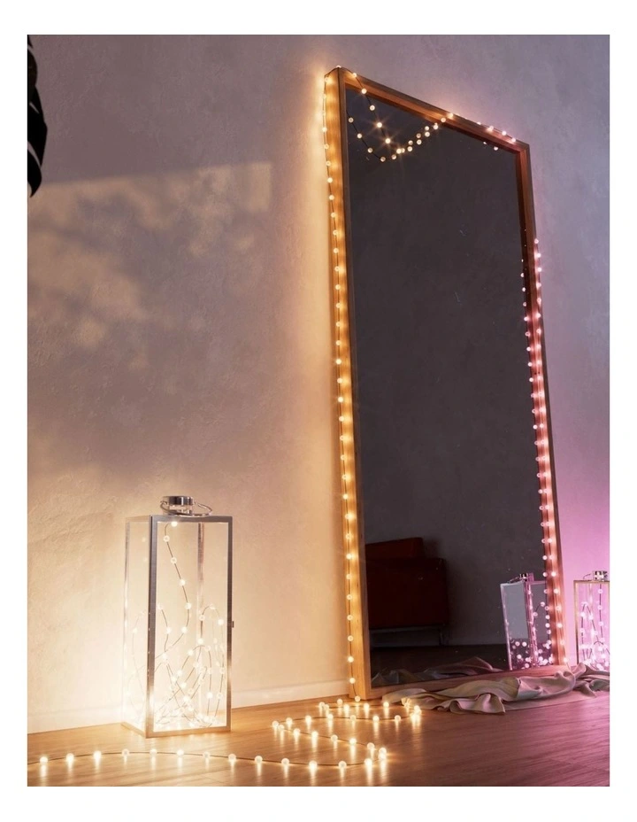 LED Candie String Light USB-C Powered Green Wire Pearl Shape RGB - 100 image 5