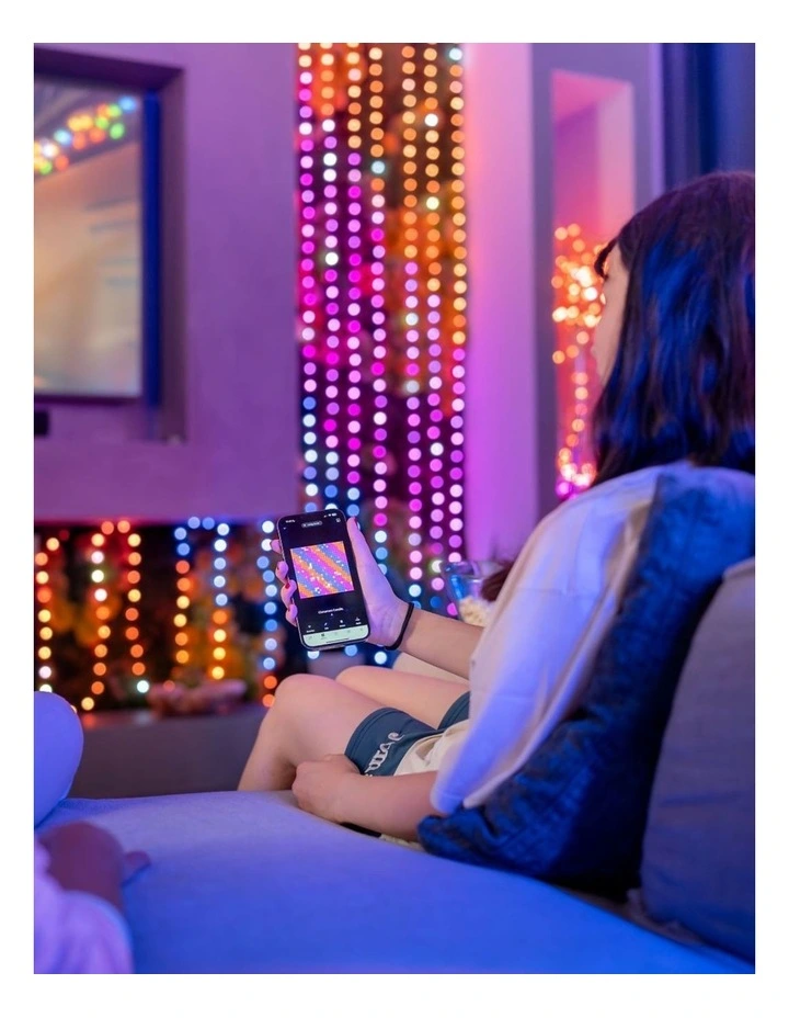 LED Candie String Light USB-C Powered Green Wire Pearl Shape RGB - 100 image 7